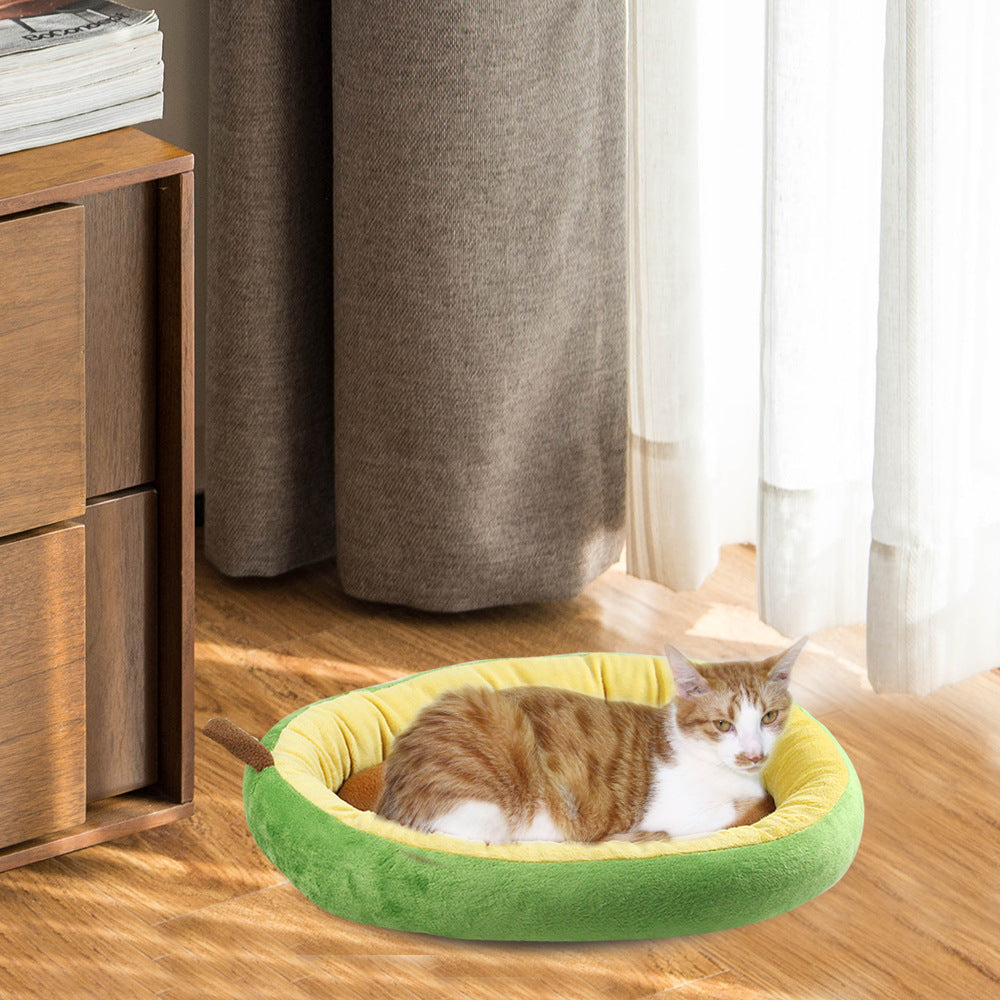 Avocado Cat Cotton bed