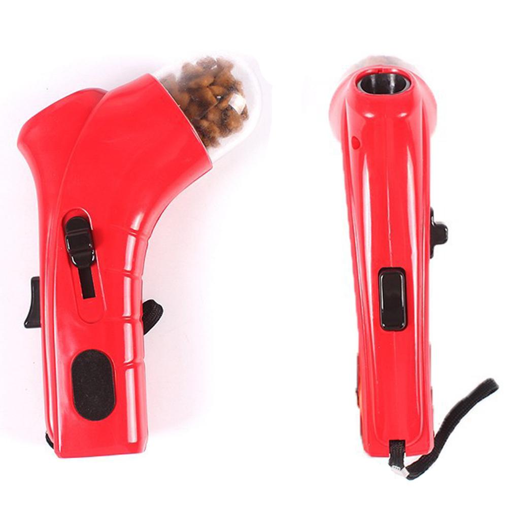 TINGHAO Dog Cat Treat Launcher Snack Food Feeder Catapult Pet Interactive Training Tool