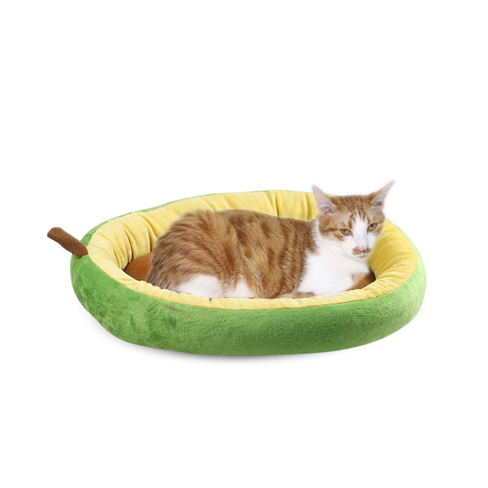 Avocado Cat Cotton bed
