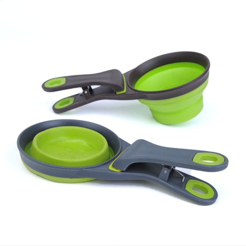 Portable Folding Silicone Dog Bowl and bag sealer