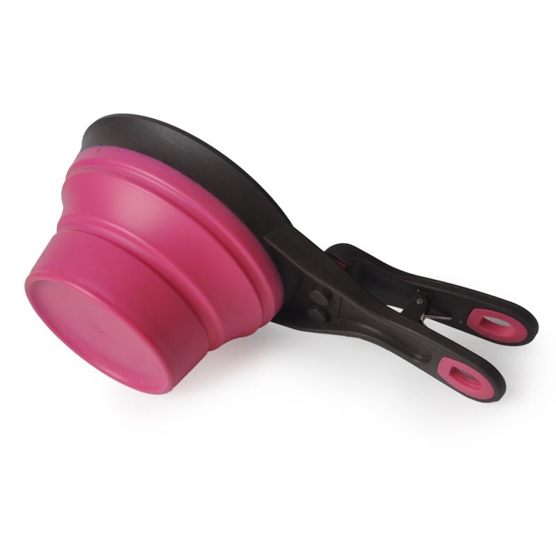 Portable Folding Silicone Dog Bowl and bag sealer