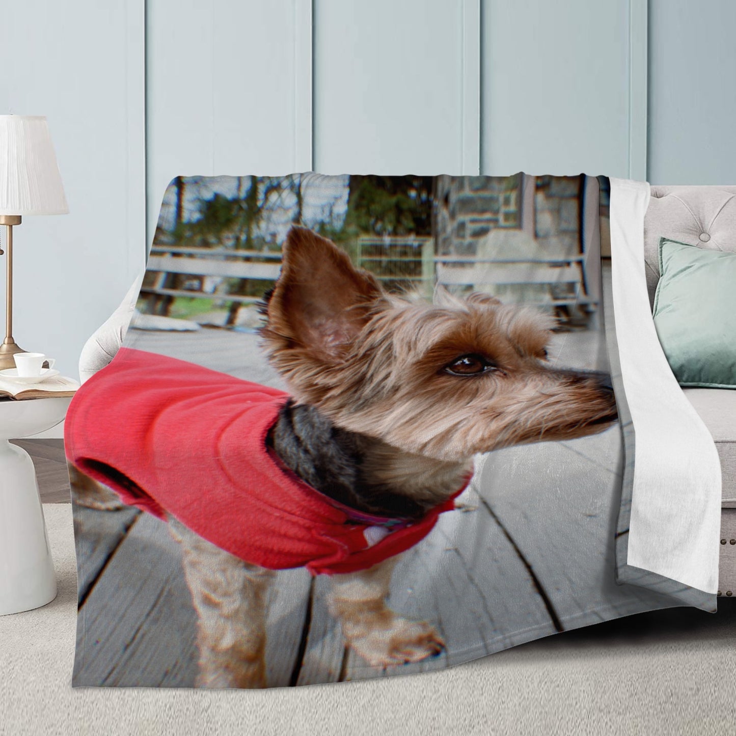 Trends Dual-sided Stitched Fleece Blanket