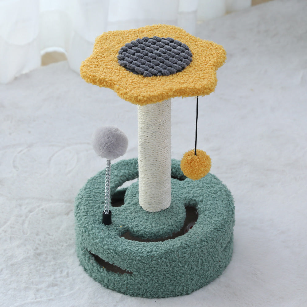 Cat Scratching Tree with Column and sisal