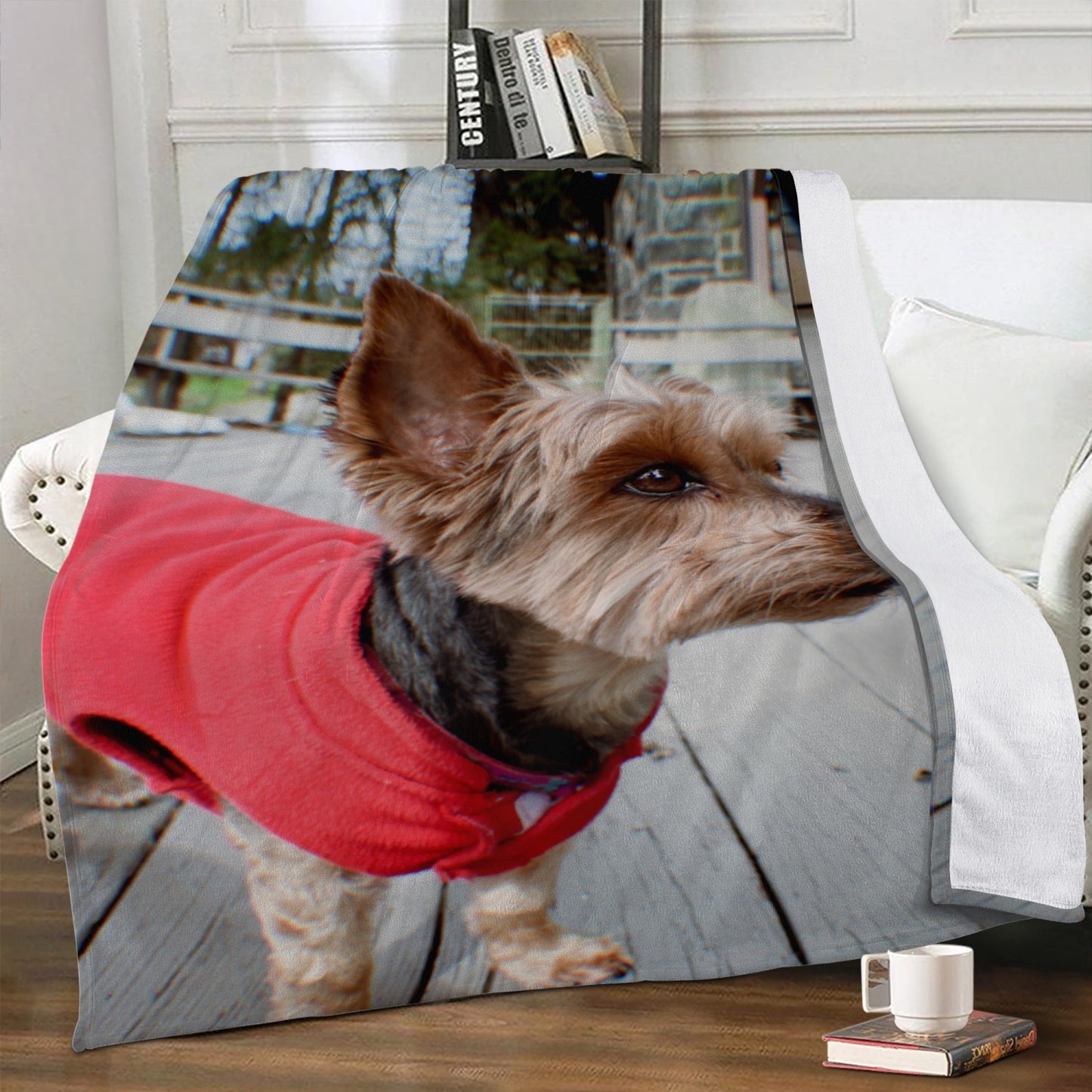 Trends Dual-sided Stitched Fleece Blanket