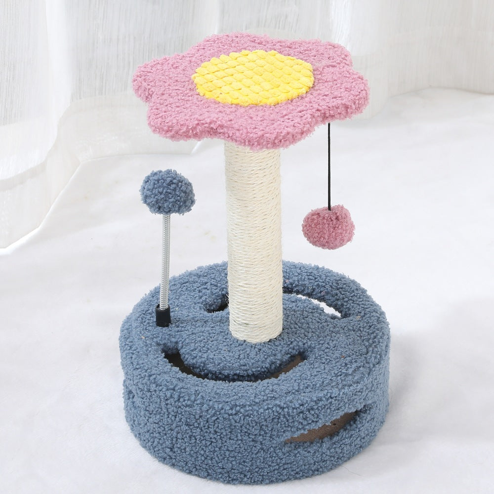 Cat Scratching Tree with Column and sisal