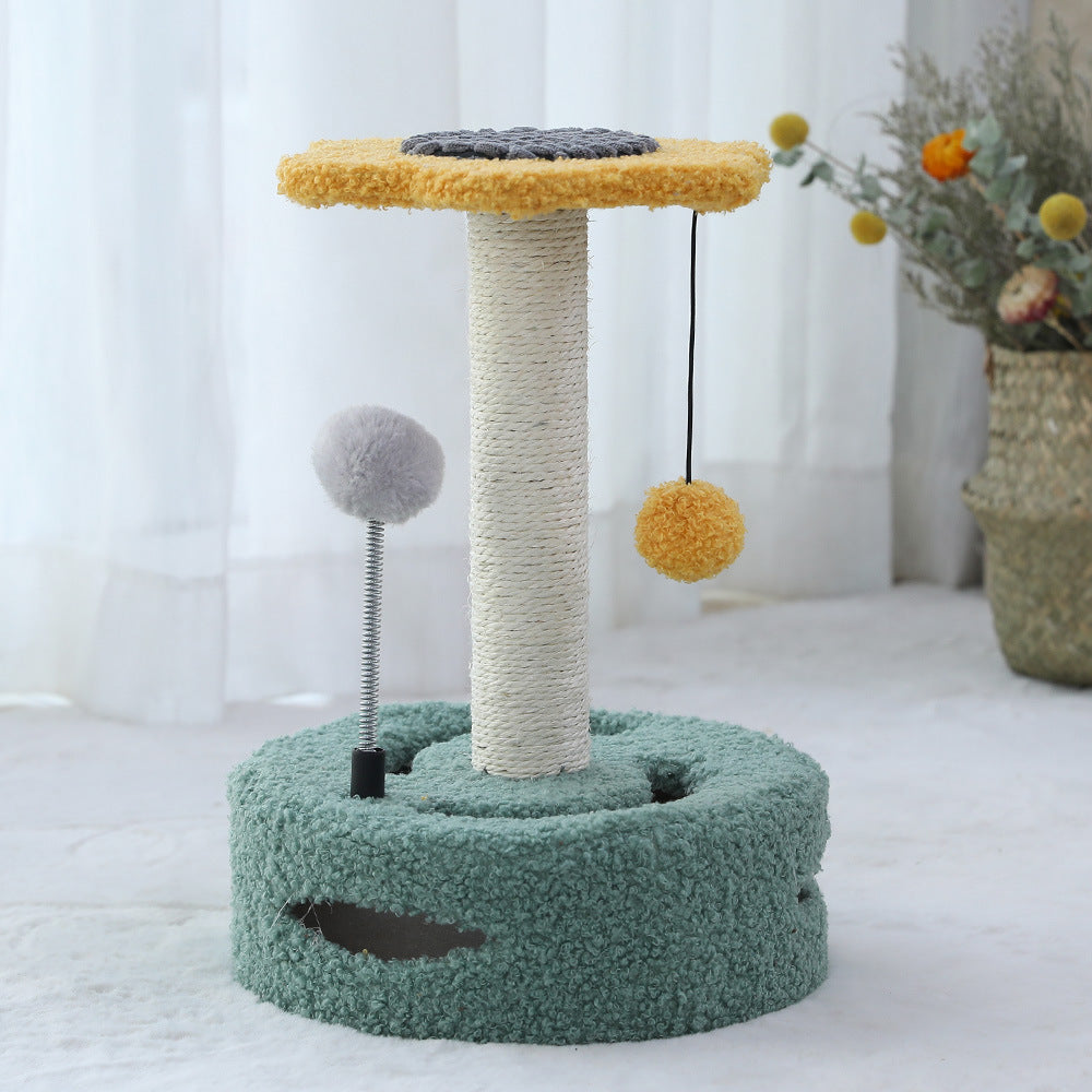 Cat Scratching Tree with Column and sisal
