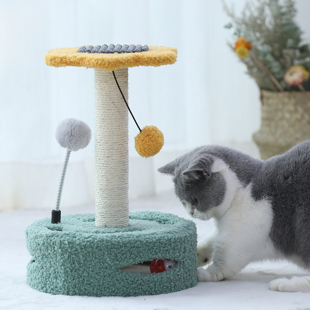 Cat Scratching Tree with Column and sisal