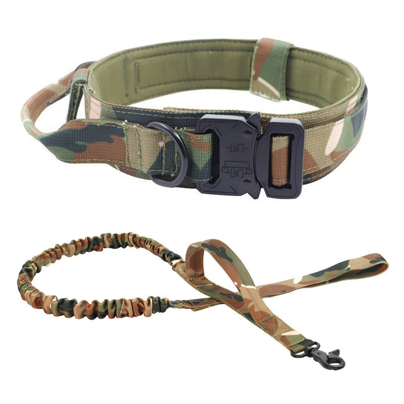 Large and Medium Adjustable Pet Collar/Outdoor Dog Leash