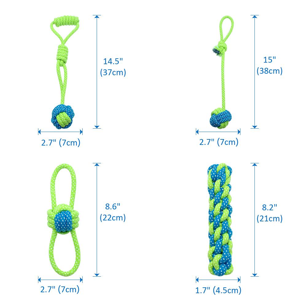 Multi-functional Dog rope chewing toy