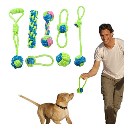 Multi-functional Dog rope chewing toy