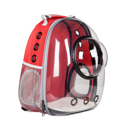 Transparent shell pet bag