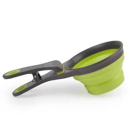 Portable Folding Silicone Dog Bowl and bag sealer