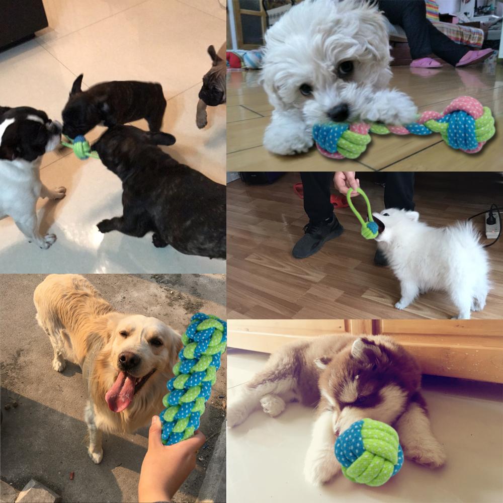 Multi-functional Dog rope chewing toy