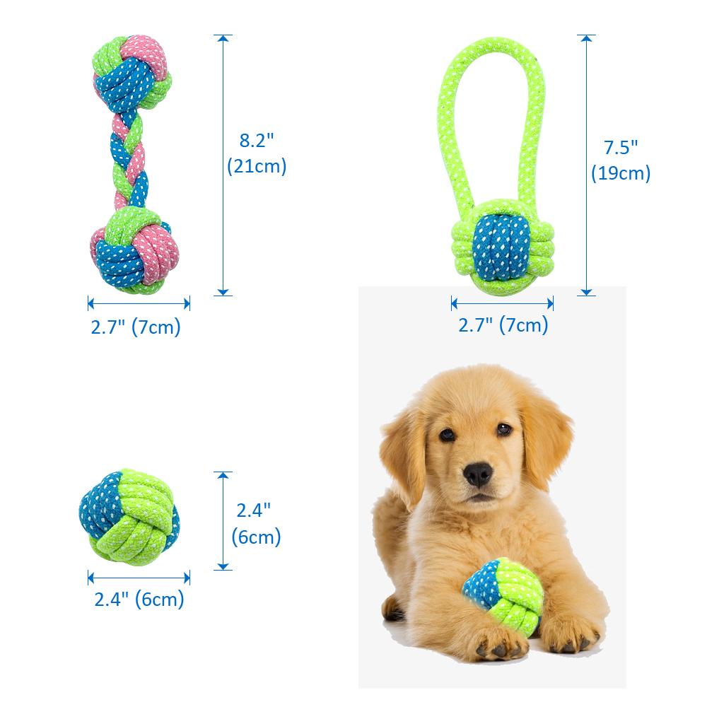 Multi-functional Dog rope chewing toy