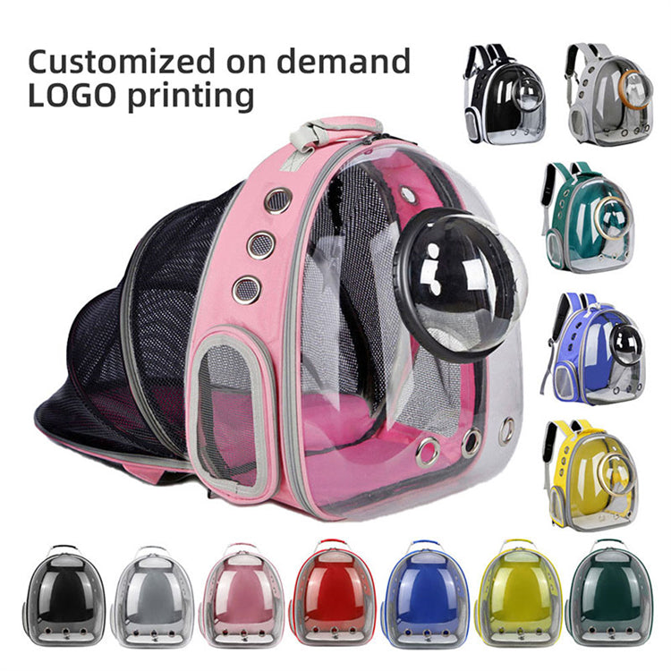 Transparent shell pet bag