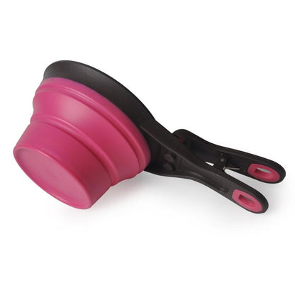 Portable Folding Silicone Dog Bowl and bag sealer