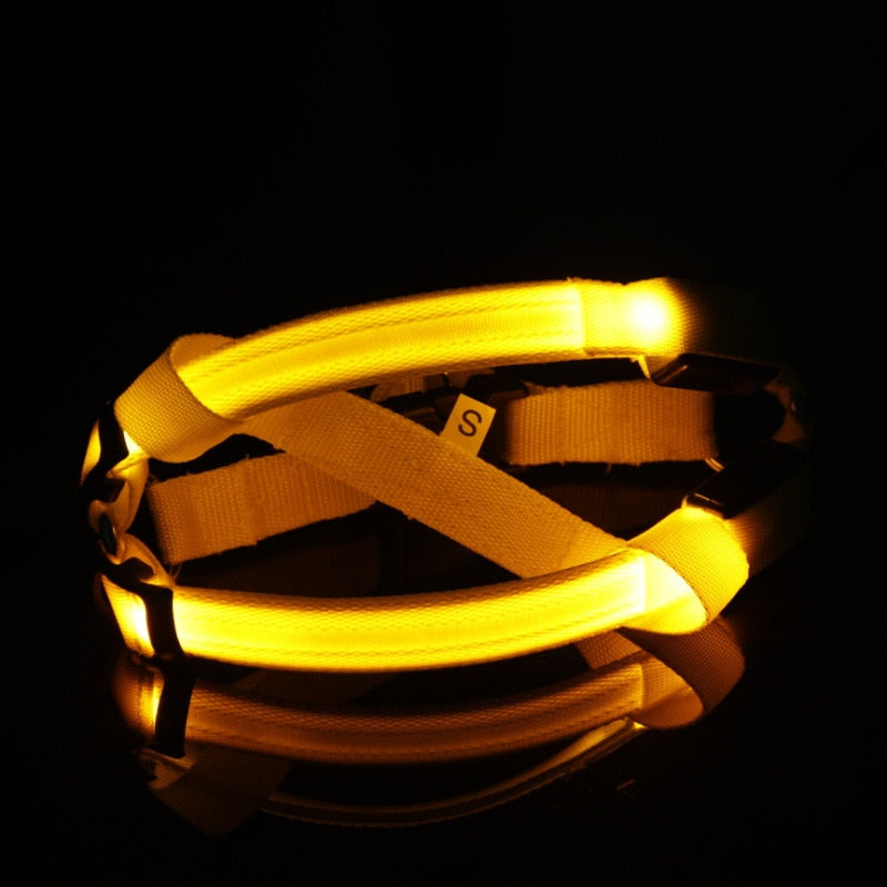 Nylon Pet Safety LED Harness For Dogs