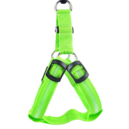 Nylon Pet Safety LED Harness For Dogs