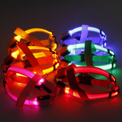 Nylon Pet Safety LED Harness For Dogs
